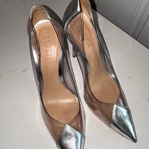 Schutz Silver Women's Heels 4.5 inch heel